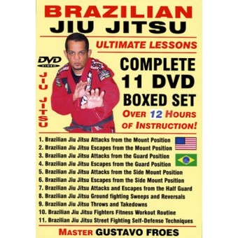 Brazilian Jiu Jitsu Ultimate Lessons 11DVD SET-Gustavo Froes