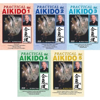 Practical Aikido Real life Street Self Defense 5 Volume Set Robert Koga