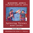 Modern Arnis Filipino Martial Arts-Spinning Throw and Locks-Remy Presas