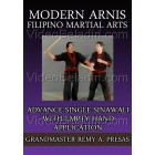 Modern Arnis Filipino Martial Arts-Advance Single Sinawali With Empty Hand Applications-Remy Presas