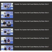 Simplify The System Half Guard Mastery by Brian Glick