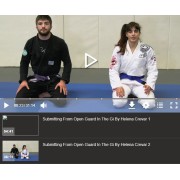 Submitting From The Open Guard In The Gi by Helena Crevar