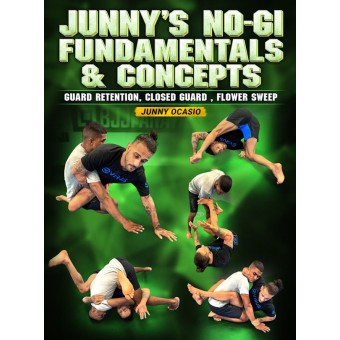 Junny's NoGi Fundamentals and Concepts Guard Retention, Closed Guard, Flower Sweep by Junny Ocasio