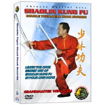 Shaolin Kung Fu Double Tiger Head Hook Swords by Sifu Kwong Wing Lam