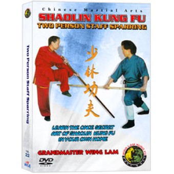 Shaolin Kung Fu Two Person Staff Sparring by Sifu Kwong Wing Lam