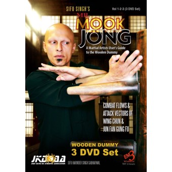 Mr. Mook Jong Wooden Dummy Volume 1-2-3 by Sifu Harinder Singh Sabharwal