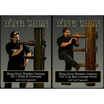 Wing Chun Wooden Dummy Volume 1 and 2 by Todd Taganashi