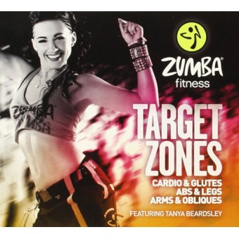 Zumba Target Zones-Tanya Beardsley-3 DVD